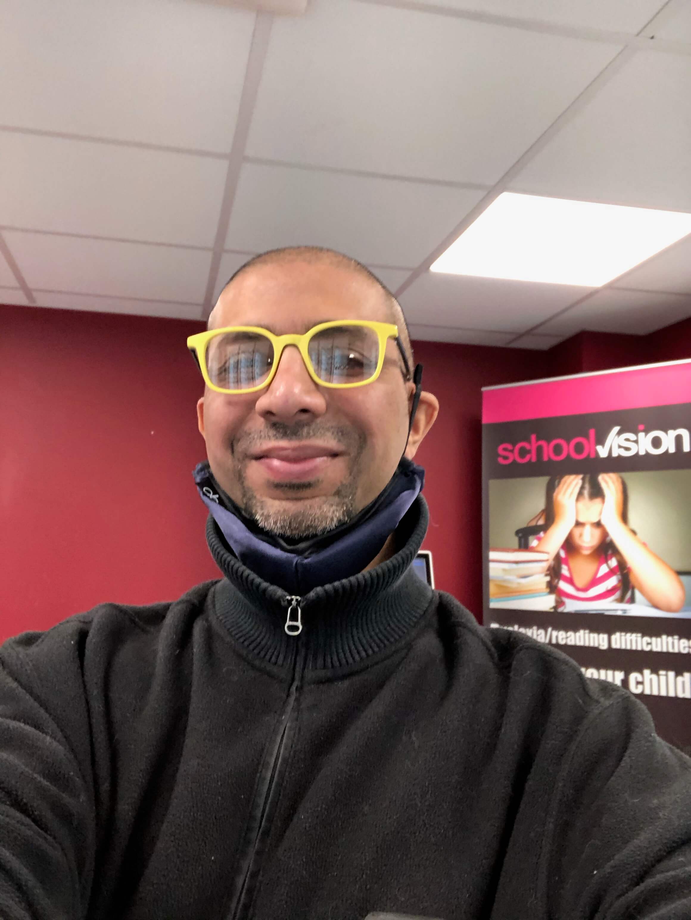 funky yellow frames